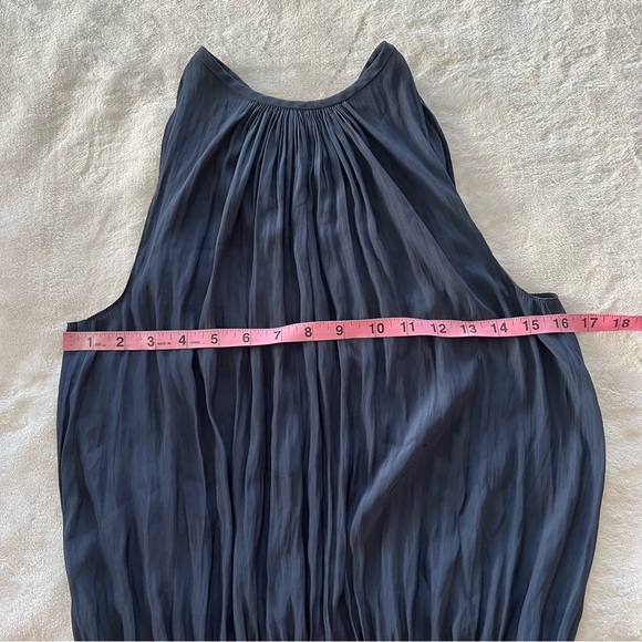 Ramy Brook Audrey Smocked Midi Dress in Navy - Picture 8 of 10